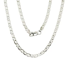 Sidabrinė grandinėlė Marina 3 mm , briaunų apdirbimas deimantu - 3 mm. - 55 - 8.8 g.