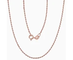 Sidabrinė grandinėlė Rope 1,1 mm - 2.6 g. - 50 - 1,1 mm.