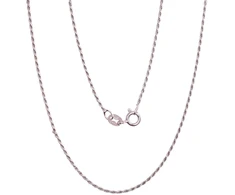 Sidabrinė grandinėlė Rope 1,1 mm - 2.7 g. - 50 - 1,1 mm.