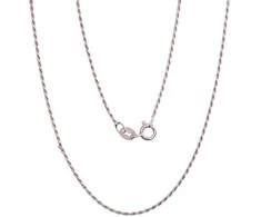 Sidabrinė grandinėlė Rope 1,1 mm - 2.9 g. - 55 - 1,1 mm.