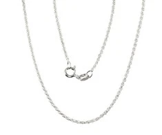 Sidabrinė grandinėlė Rope 1,3 mm - 2.9 g. - 42 - 1,3 mm.