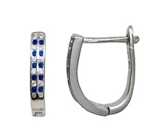 Sidabriniai auskarai anglišku užsegimu, Metalas: Sidabras, Praba: 925°, - 15 - 2,92