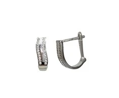 Sidabriniai auskarai anglišku užsegimu, Metalas: Sidabras, Praba: 925°, - 15 - 2,76