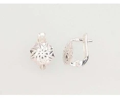 Sidabriniai auskarai anglišku užsegimu, Metalas: Sidabras, Praba: 925°, - 1.4 g. - 11 mm.