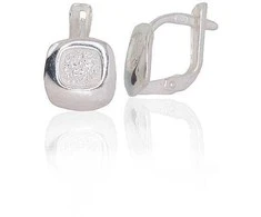 Sidabriniai auskarai anglišku užsegimu, Metalas: Sidabras, Praba: 925°, - 1.9 g. - 9 mm.