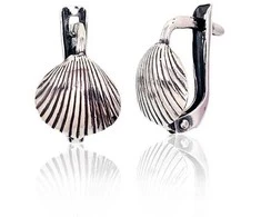 Sidabriniai auskarai anglišku užsegimu, Metalas: Sidabras, Praba: 925°, - 1.9 g. - 12 mm.