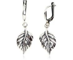 Sidabriniai auskarai anglišku užsegimu, Metalas: Sidabras, Praba: 925°, - 4.3 g. - 37 mm.