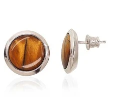 Sidabriniai auskarai Vinukai, Praba: 925°, Metalas: Sidabras - 5.7 g. - 15 mm.