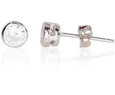 Sidabriniai auskarai Vinukai, Praba: 925°, Metalas: Sidabras - 5 mm. - 0.9 g.
