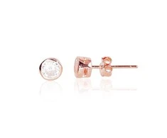 Sidabriniai auskarai –pusetai - 5 mm. - 0.9 g.