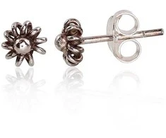 Sidabriniai auskarai Vinukai, Praba: 925°, Metalas: Sidabras - 5 mm. - 0.5 g.