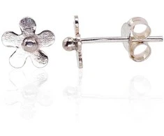 Sidabriniai auskarai Vinukai, Praba: 925°, Metalas: Sidabras - 6 mm. - 0.5 g.