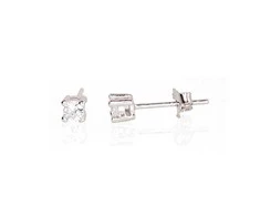 Sidabriniai auskarai Vinukai, Praba: 925°, Metalas: Sidabras - 3 mm. - 0.6 g.