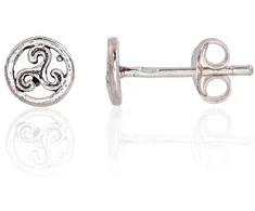 Sidabriniai auskarai Vinukai, Praba: 925°, Metalas: Sidabras - 6 mm. - 0.6 g.