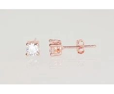 Sidabriniai auskarai Vinukai, Praba: 925°, Metalas: Sidabras - 0.9 g. - 4 mm.