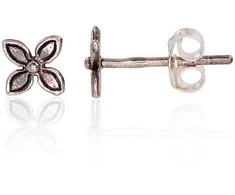 Sidabriniai auskarai Vinukai, Praba: 925°, Metalas: Sidabras - 5 mm. - 0.5 g.