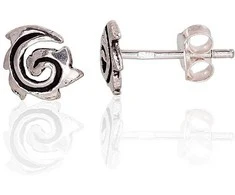 Sidabriniai auskarai Vinukai, Praba: 925°, Metalas: Sidabras - 0.8 g. - 7 mm.