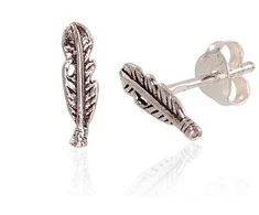 Sidabriniai auskarai Vinukai, Praba: 925°, Metalas: Sidabras - 11 mm. - 0.5 g.