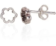 Sidabriniai auskarai Vinukai, Praba: 925°, Metalas: Sidabras - 6 mm. - 0.6 g.