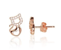 Sidabriniai auskarai Vinukai, Praba: 925°, Metalas: Sidabras - 1.4 g. - 12 mm.
