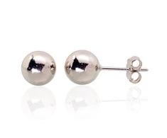 Sidabriniai auskarai Vinukai, Praba: 925°, Metalas: Sidabras - 1.9 g. - 7.9 mm.
