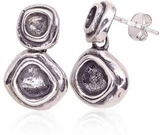 Sidabriniai auskarai Vinukai, Praba: 925°, Metalas: Sidabras - 20 mm. - 4.6 g.
