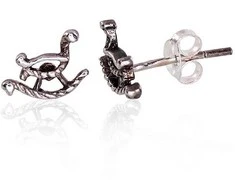 Sidabriniai auskarai Vinukai, Praba: 925°, Metalas: Sidabras - 0.8 g. - 7 mm.