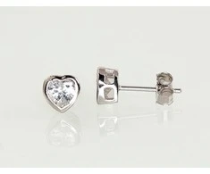 Sidabriniai auskarai Vinukai, Praba: 925°, - 1.4 g. - 7 mm.