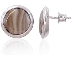 Sidabriniai auskarai Vinukai, Praba: 925°, Metalas: Sidabras - 5.7 g. - 15 mm.