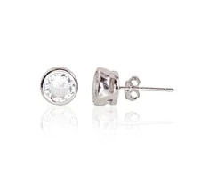 Sidabriniai auskarai Vinukai, Praba: 925°, - 2 g. - 7 mm.