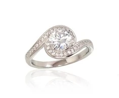 Sidabrinis žiedas - 17 - 2.9 g.