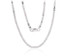 Sidabrinė grandinėlė 2.5 mm - 2.5 mm. - 55 - 19.3 g.