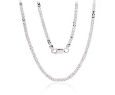 Sidabrinė grandinėlė 2.5 mm - 2.5 mm. - 55 - 19.3 g.