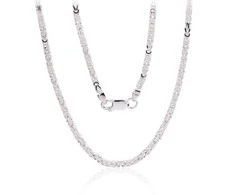 Sidabrinė grandinėlė 2.5 mm - 2.5 mm. - 50 - 18.4 g.