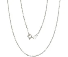 Sidabrinė grandinėlė Anchor 1 mm , briaunų apdirbimas deimantu - 1.8 g. - 1 mm. - 40