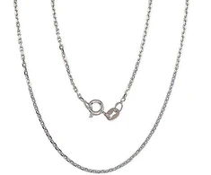 Sidabrinė grandinėlė Anchor 1.2 mm , briaunų apdirbimas deimantu - 2.4 g. - 40 - 1.2 mm.