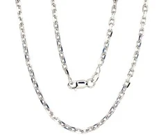 Sidabrinė grandinėlė Anchor 3 mm , briaunų apdirbimas deimantu - 3 mm. - 55 - 10.8 g.