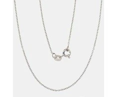 Sidabrinė grandinėlė Anchor round 1 mm - 1.1 g. - 38 - 1 mm.