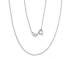 Sidabrinė grandinėlė Anchor round 1 mm - 1.1 g. - 38 - 1 mm.