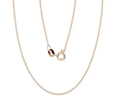 Sidabrinė grandinėlė Anchor round 1 mm - 1.4 g. - 1 mm. - 45