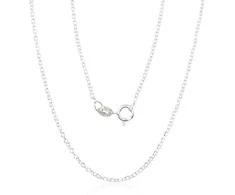 Sidabrinė grandinėlė Anchor round 1,1 mm - 2.5 g. - 50 - 1,1 mm.
