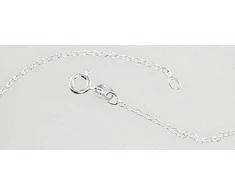 Sidabrinė grandinėlė Anchor round 1,1 mm - 2.3 g. - 47 - 1,1 mm.