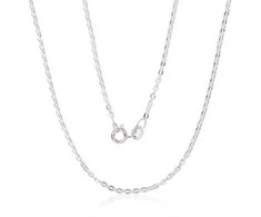 Sidabrinė grandinėlė Anchor round 2 mm , briaunų apdirbimas deimantu - 3.5 g. - 2 mm. - 50