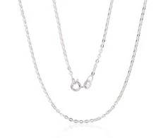 Sidabrinė grandinėlė Anchor round 2 mm , briaunų apdirbimas deimantu - 3.5 g. - 2 mm. - 50