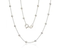 Sidabrinė grandinėlė Bead 1-3 mm - 3.8 g. - 40 - 1-3 mm.