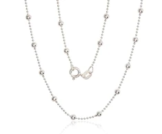 Sidabrinė grandinėlė Bead 1-3 mm - 4.2 g. - 40 - 1-3 mm.