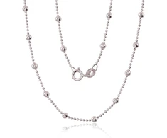 Sidabrinė grandinėlė Bead 1-3 mm - 45 - 4.6 g. - 1-3 mm.
