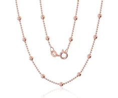 Sidabrinė grandinėlė Bead 1-3 mm - 45 - 4.6 g. - 1-3 mm.