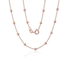 Sidabrinė grandinėlė Bead 1-3 mm - 50 - 4.8 g. - 1-3 mm.