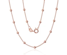 Sidabrinė grandinėlė Bead 1-3 mm - 50 - 5.2 g. - 1-3 mm.